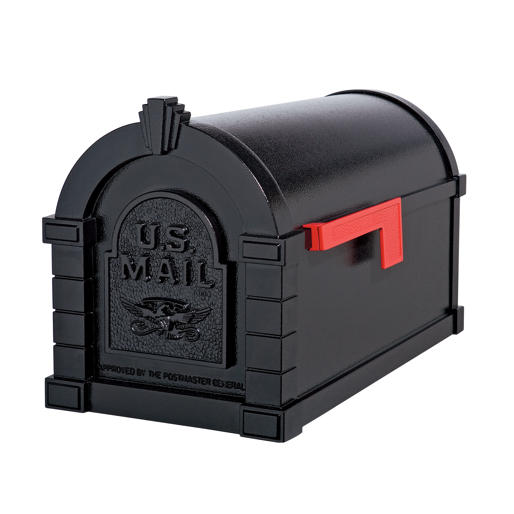 Gaines Eagle Keystone Mailboxes<br />All Black