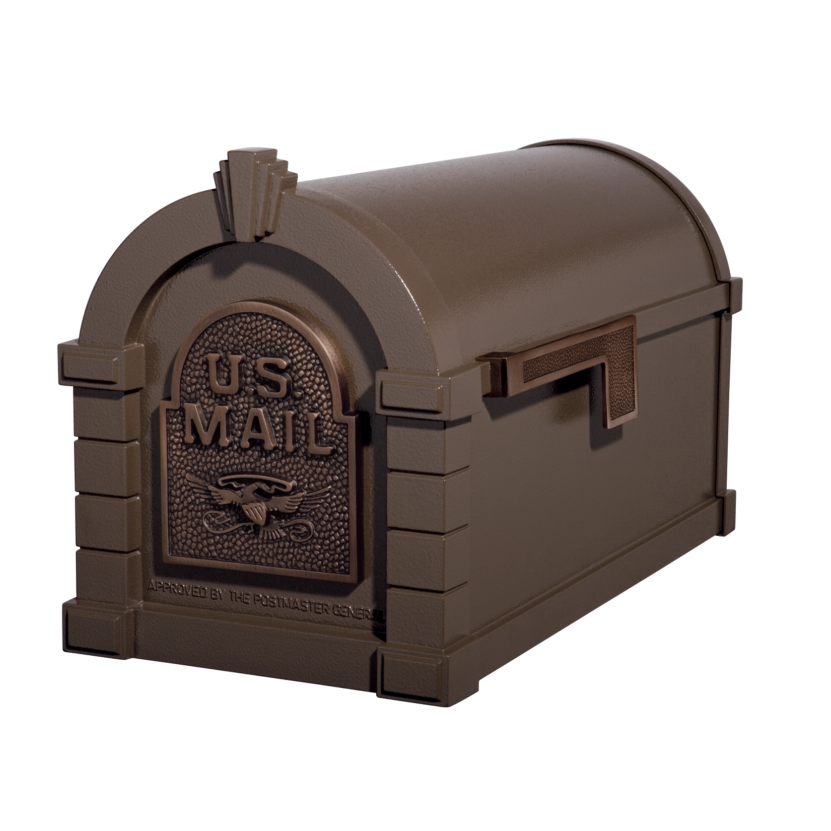 Gaines Eagle Keystone Mailboxes<br />Bronze with Antique Bronze