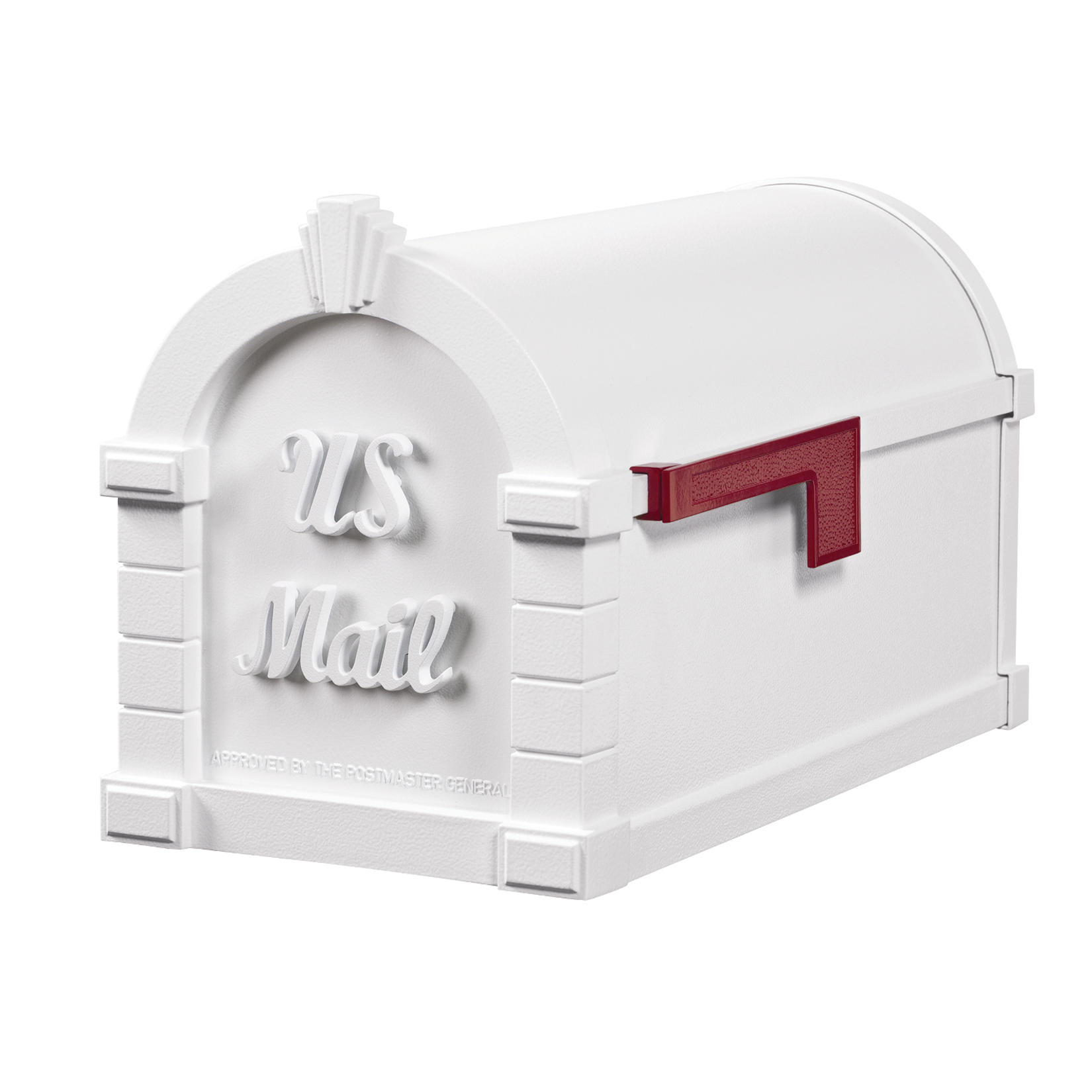 Gaines Signature Keystone Mailboxes - All White