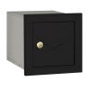 Salsbury Column Mailbox Black Eagle Door