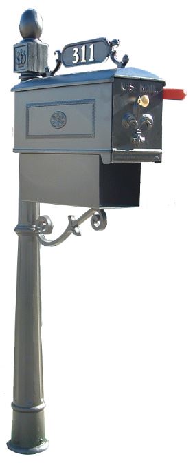 Imperial Mailbox with Newspaper Holder
