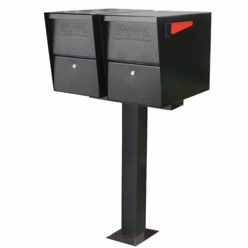 2 Package Master Black on Surface Mount Post