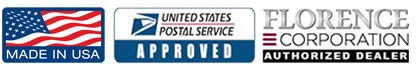 Made in USA USPS Approved Authorized Dealer Logos