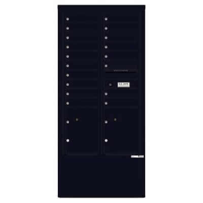 18 Door Depot Cabinet Black 4C15D-18-D-BK_0
