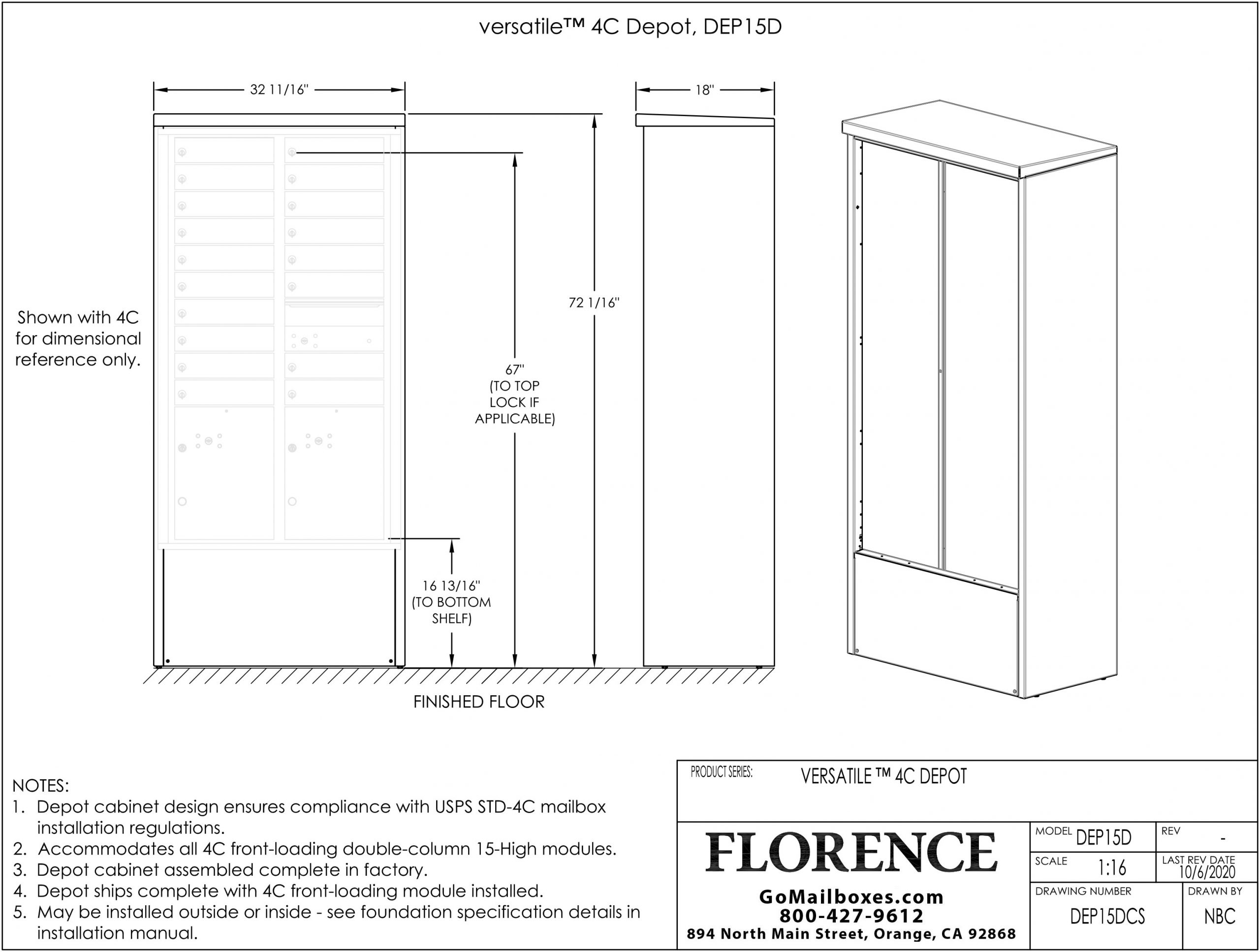 18 Door Depot Cabinet Dimensions