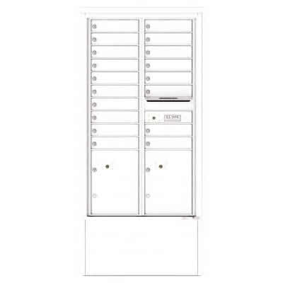 18 Door Depot Cabinet White 4C15D-18-D -WH