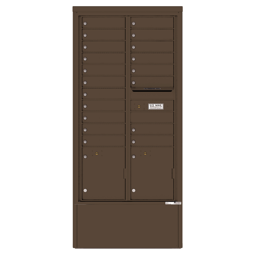 19 Door Depot Cabinet Antique Bronze 4C15D-19-D -AB