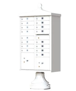 16 Door Traditional CBU White 1570-16V2WH