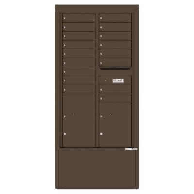 17 Door Depot Cabinet Antquite Bronze 4C15D-17-D