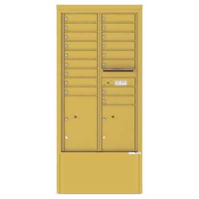 17 Door Depot Cabinet Gold Speck 4C15D-17-GS