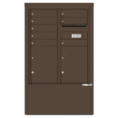 8 Door Florence Versatile 4C Depot Cabinet Cluster Mailboxes 4CADD-8 Antique Bronze